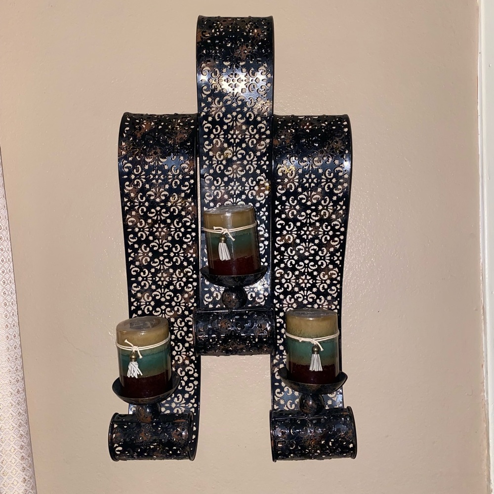Wall Decoration with Candles